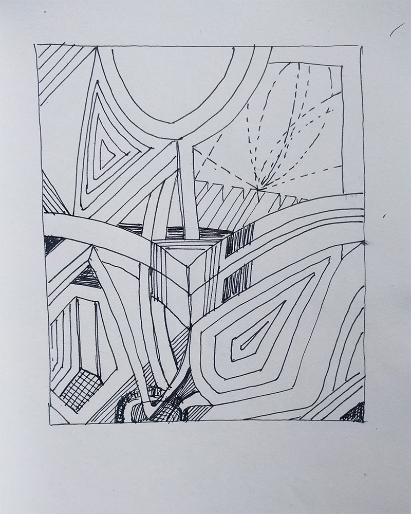 Sketchbook drawing.
