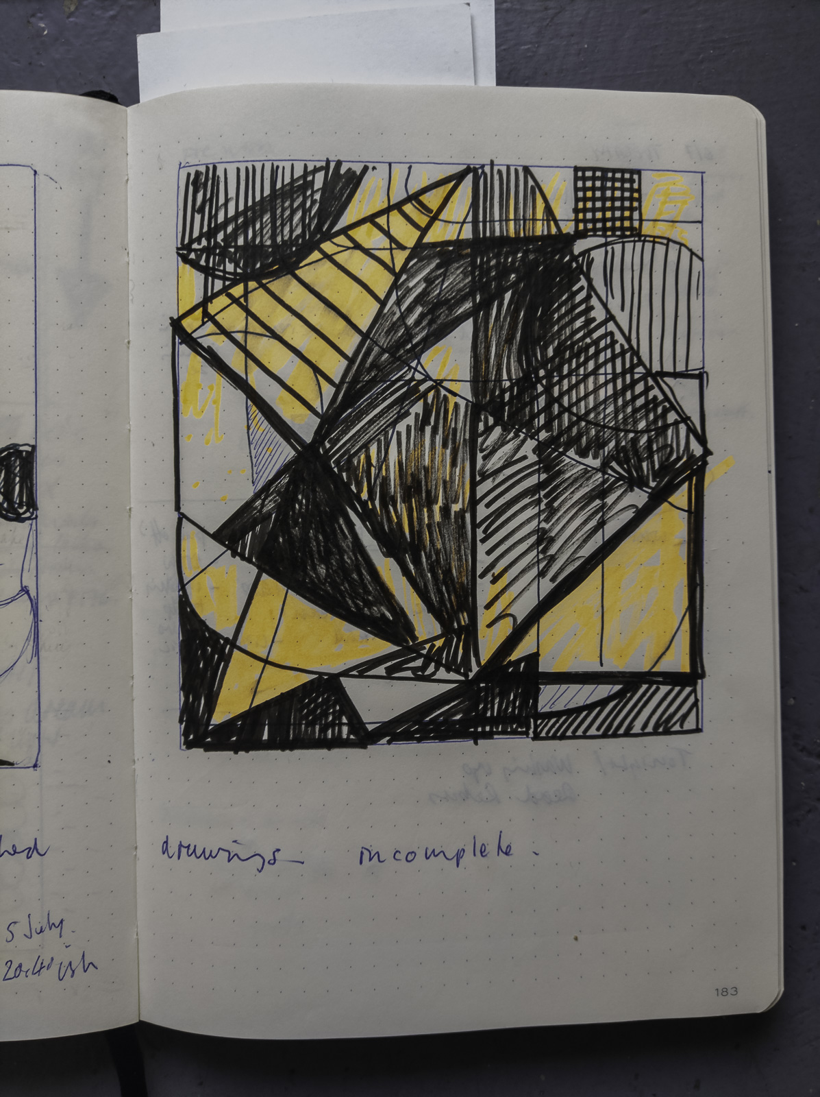 Sketchbook drawing.