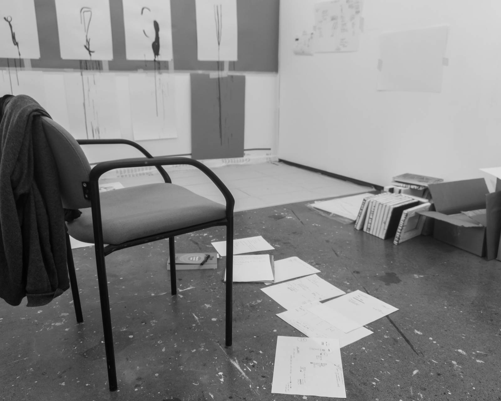 View of the studio