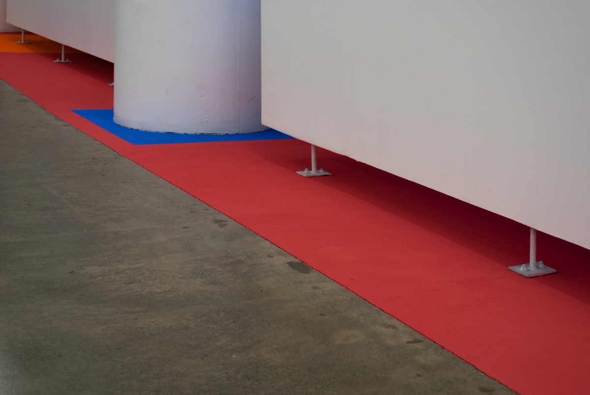 Ground work detail - left hand side of gallery